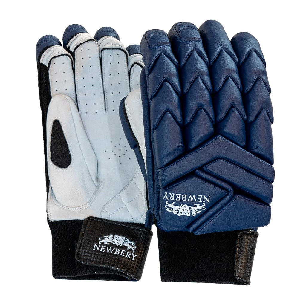 Player Cricket Batting Gloves Navy Blue Newbery Cricket