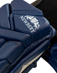 Player Cricket Batting Gloves - Navy Blue - Newbery Cricket