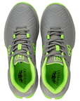 Elite All Rounder Shoe Pimples // Grey & Green - Newbery Cricket