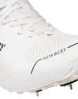 Newbery 360 Cricket Shoe - Full White Spikes