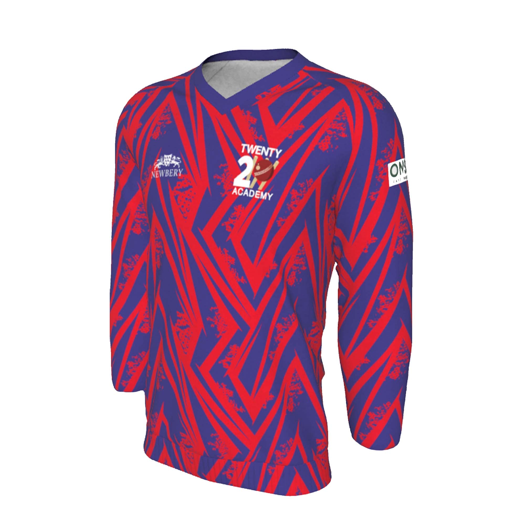 T20CC - Coloured Long Sleeve Playing Top - CUSTOM - Newbery Cricket