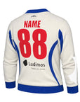 T20CC - Ivory Long Sleeve Playing Sweater - CUSTOM - Newbery Cricket
