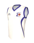 T20CC - Ivory Sleeveless Playing Sweater - CUSTOM - Newbery Cricket