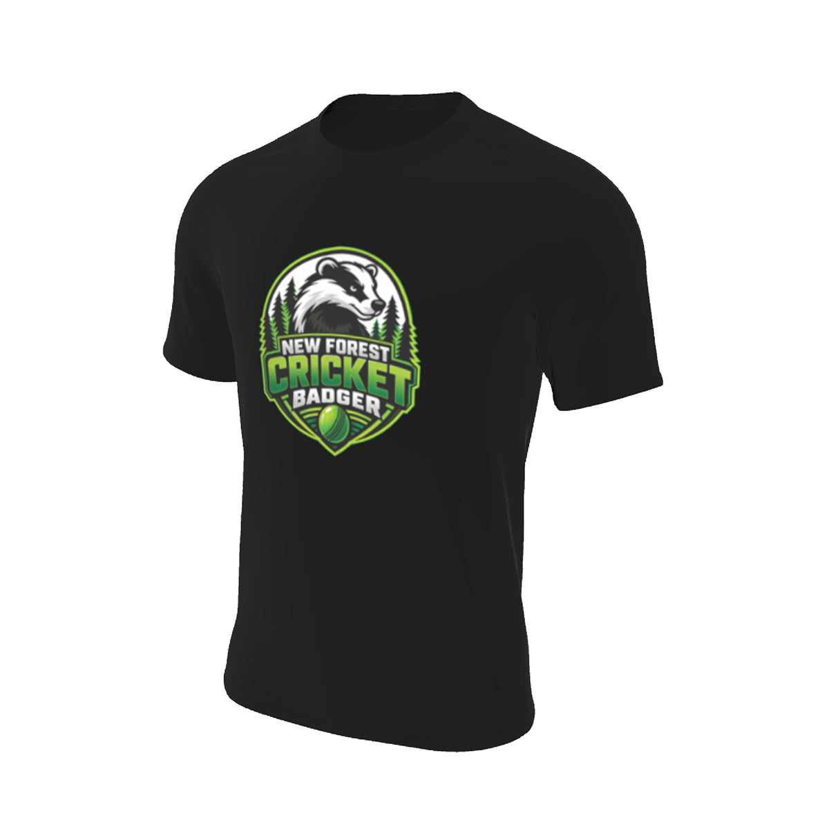 New Forest Cricket Badger - Unisex Supporters Casual Tee - Newbery Cricket
