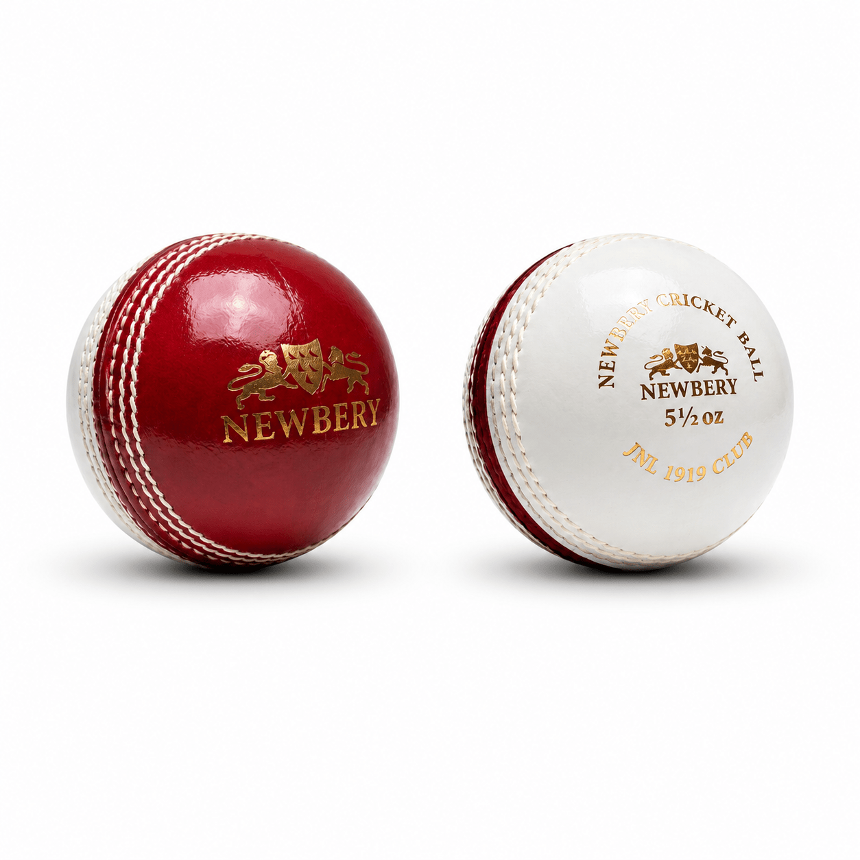 Red/White Club Training Ball - Newbery Cricket