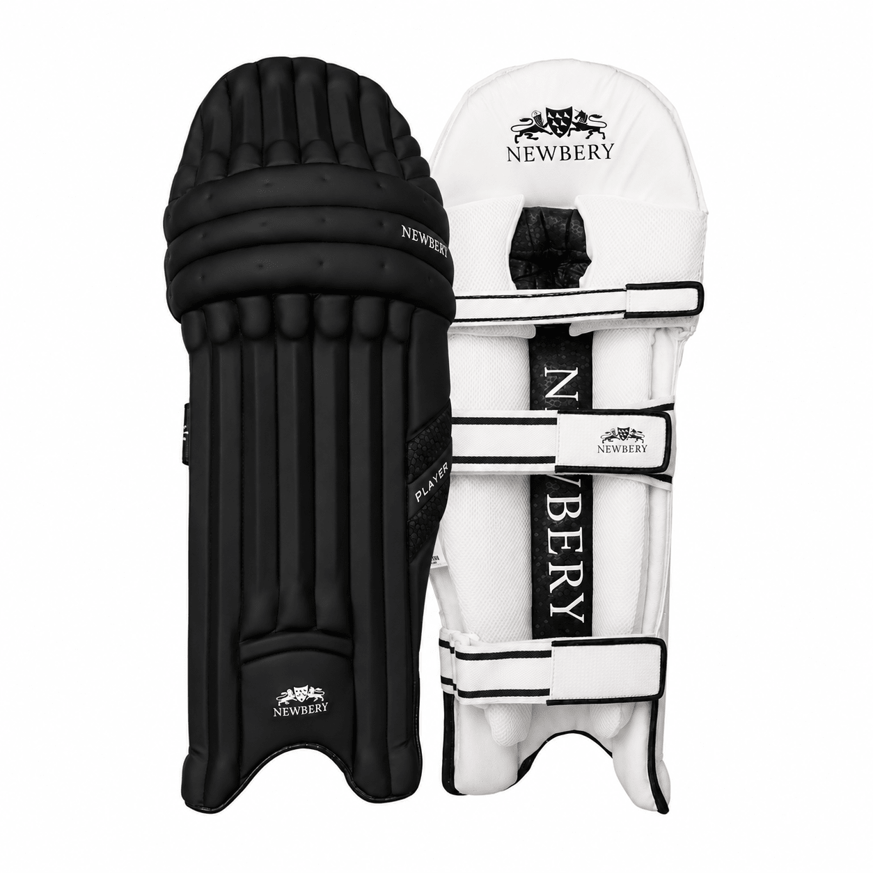Player Cricket Batting Pads - Black - Newbery Cricket
