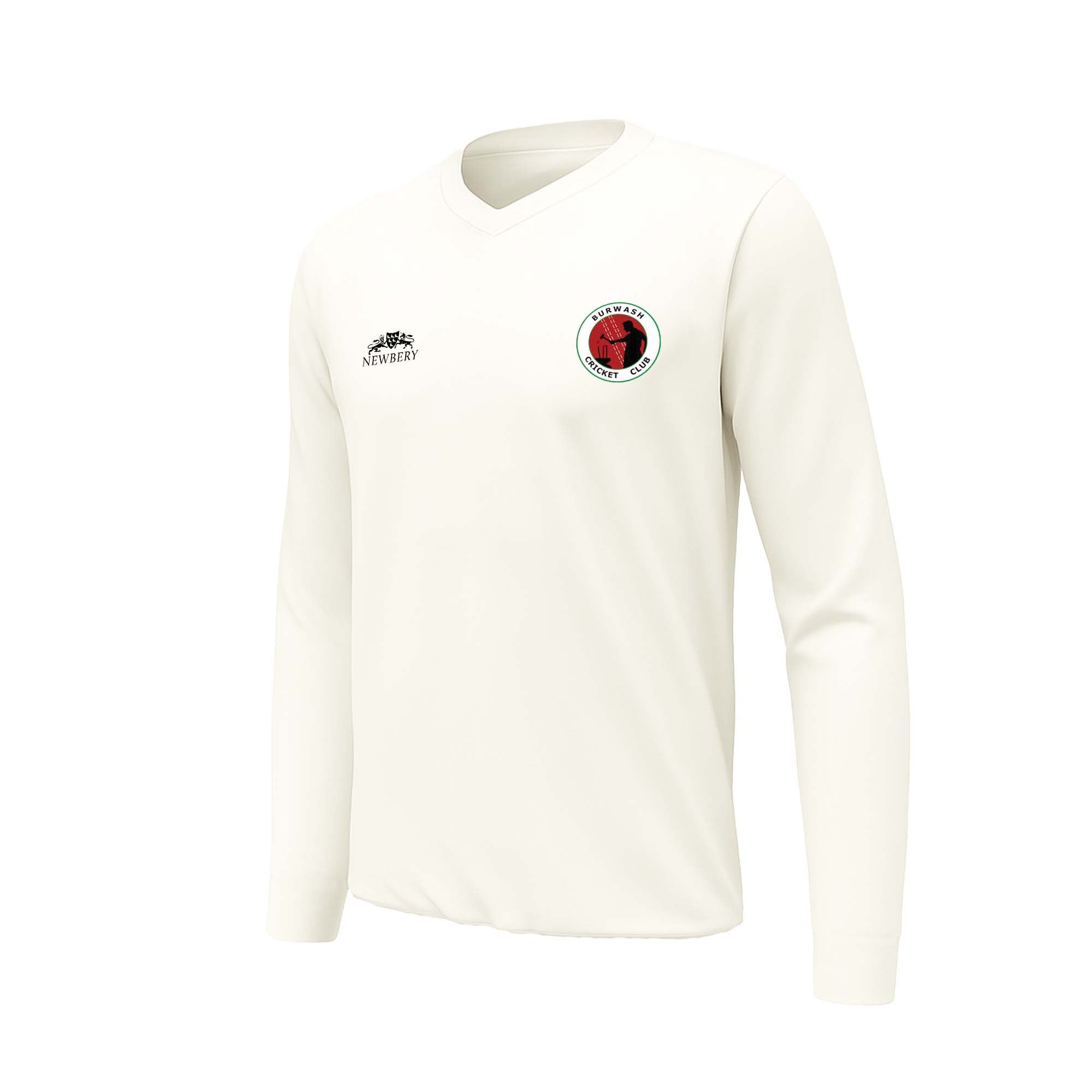 Burwash CC - Long Sleeve Playing Sweater - Newbery Cricket