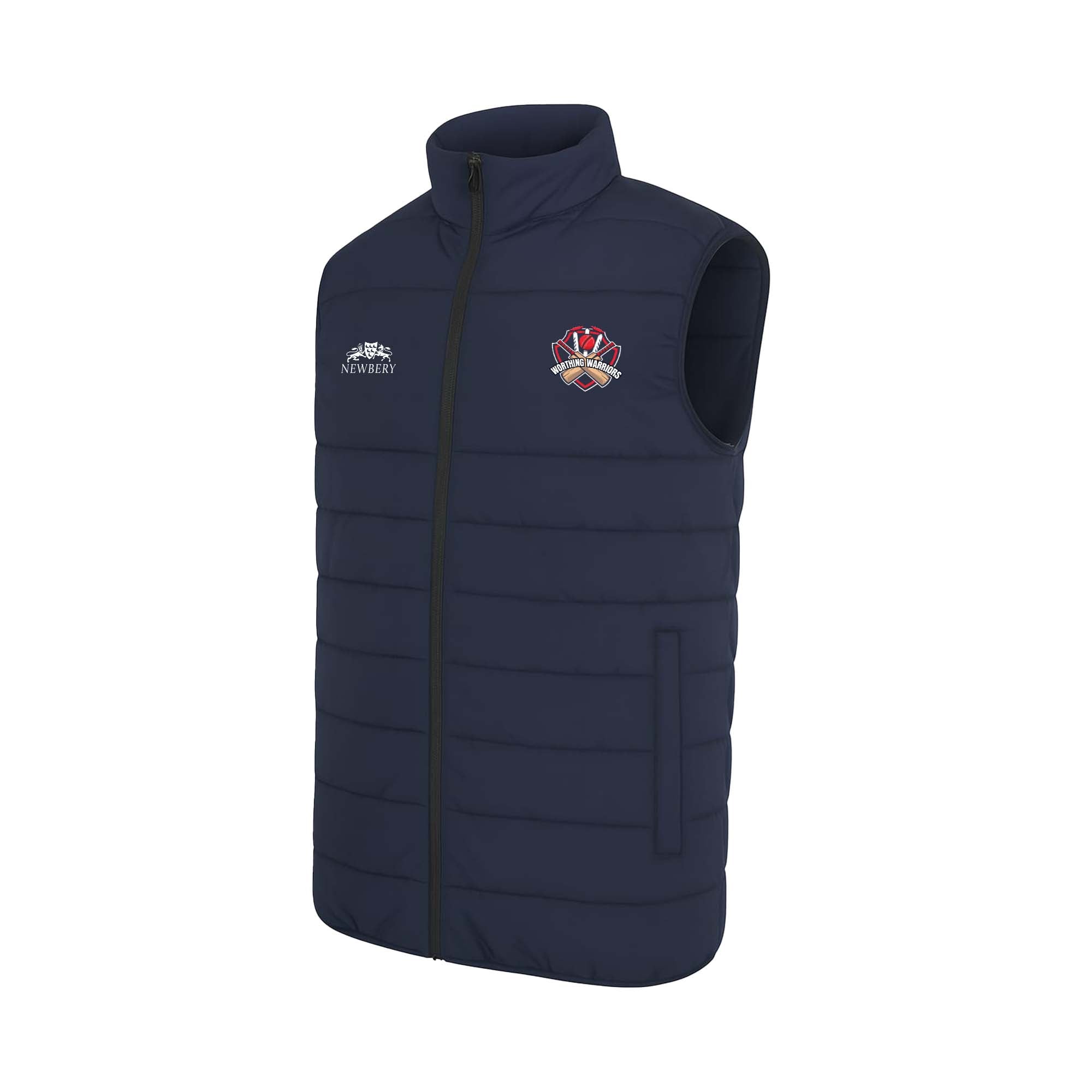 Worthing Warriors - Unisex Padded Gilet - Newbery Cricket