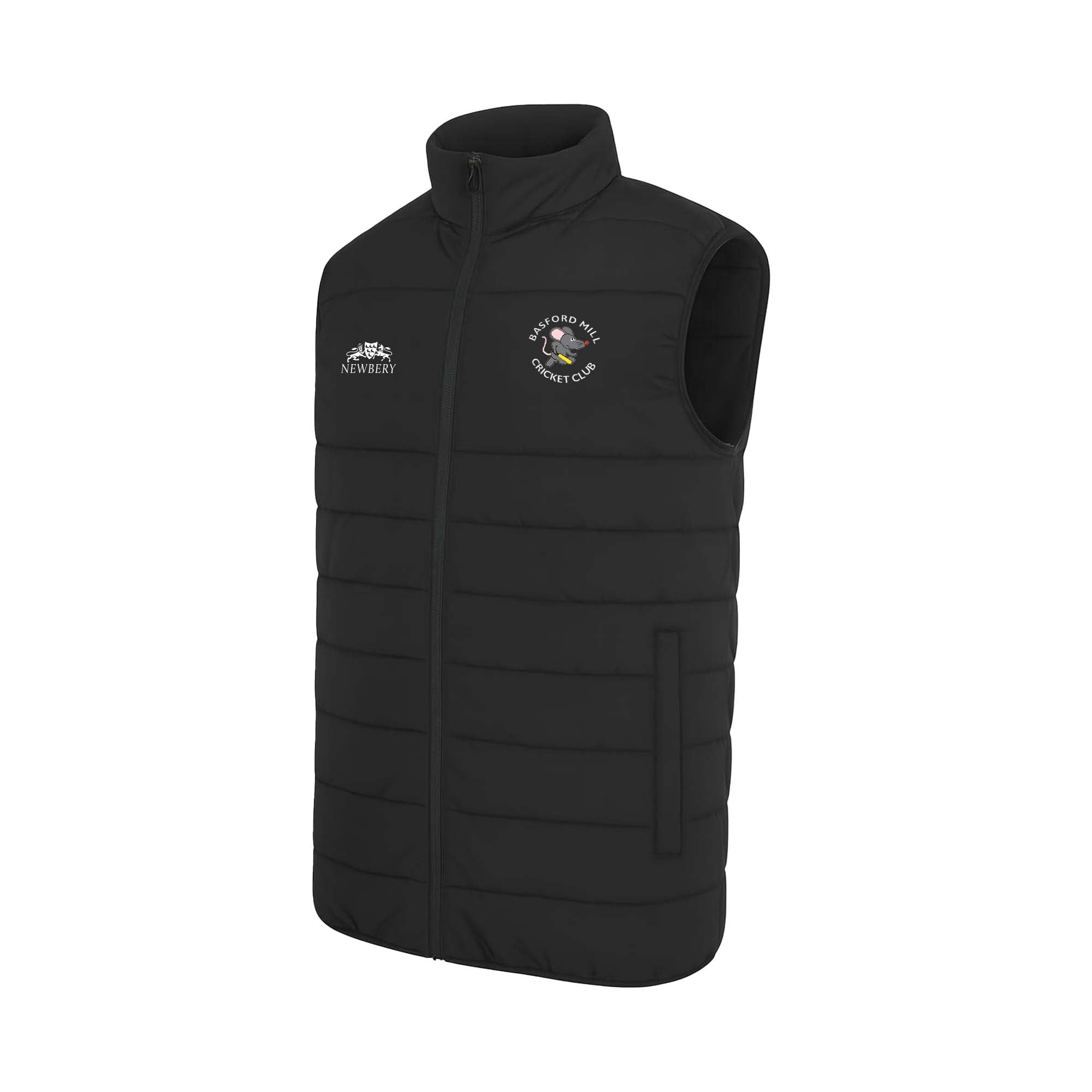 Basford Mill CC - Unisex Padded Gilet - Newbery Cricket