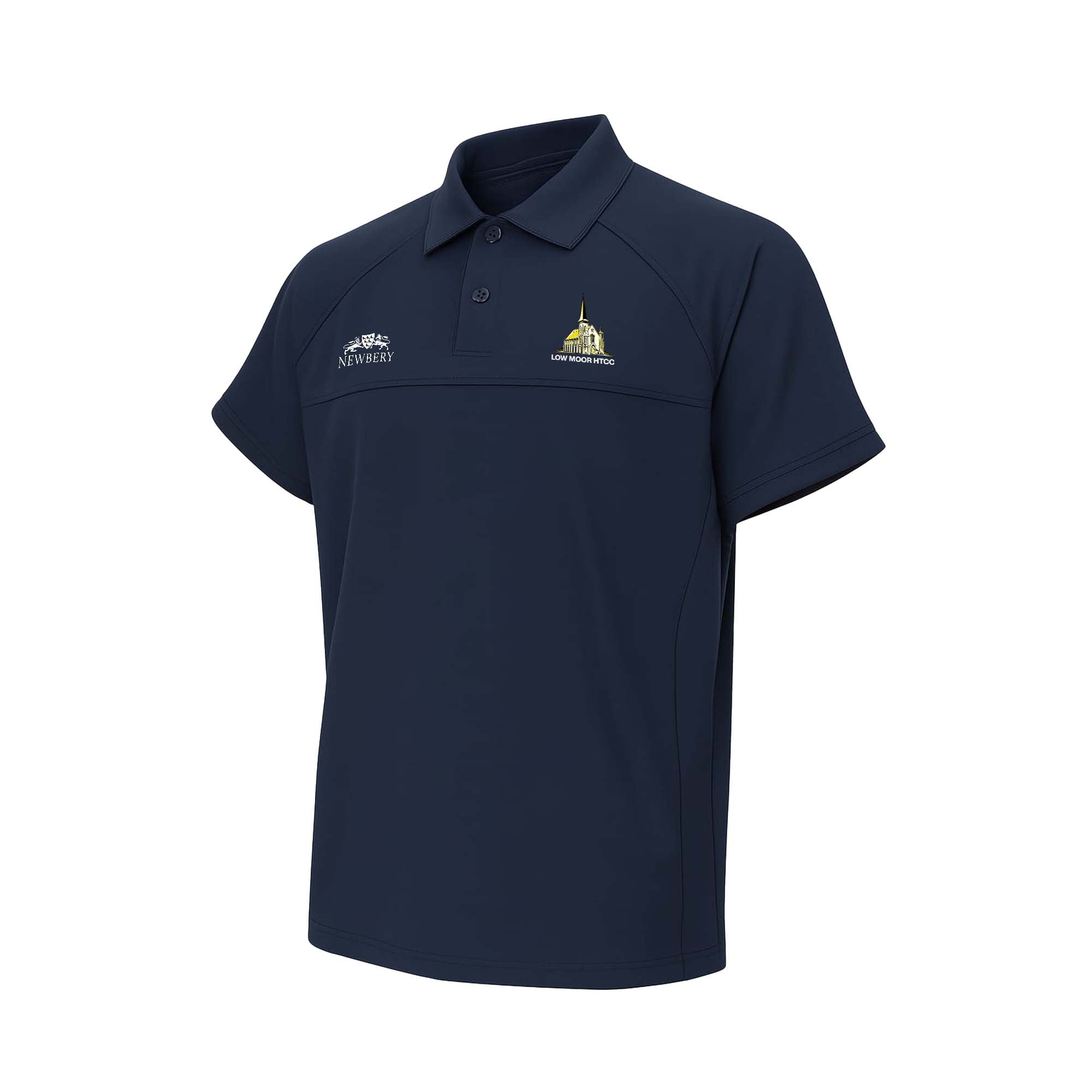 Low Moor CC - Adult Unisex Travel Polo - Newbery Cricket