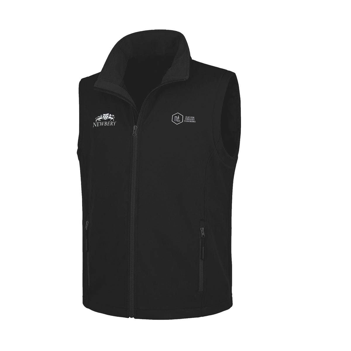 Eleven Cricket Coaching - Unisex Softshell Gilet - Newbery Cricket