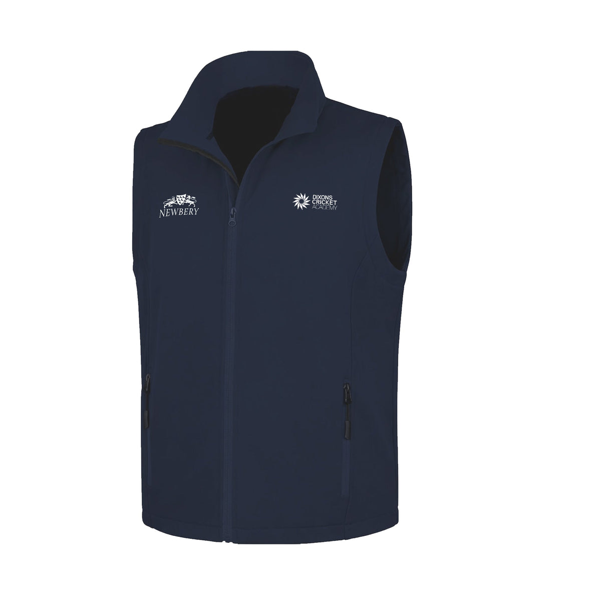 Dixons Cricket Academy - Unisex Softshell Gilet - Newbery Cricket