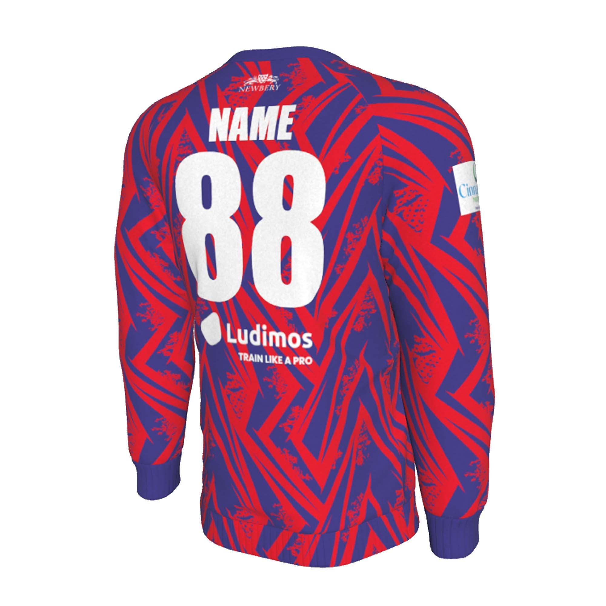 T20CC - Coloured Long Sleeve Playing Sweater - CUSTOM - Newbery Cricket