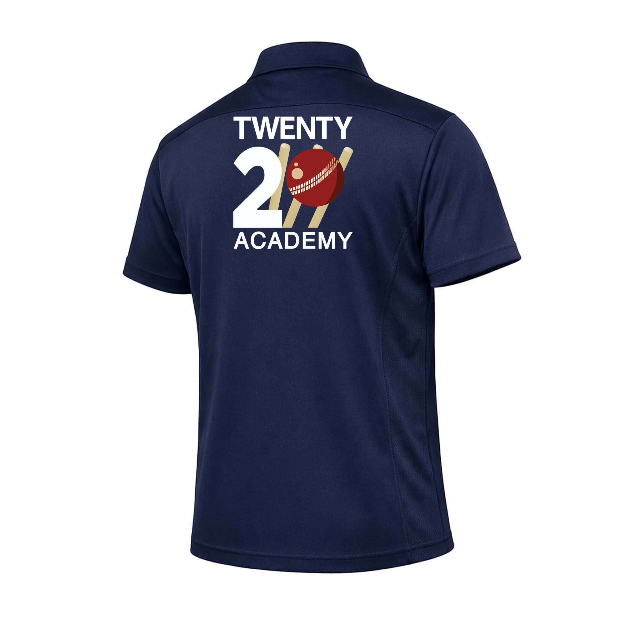 T20CC (STAFF) - Umpire Navy Panelled Polo