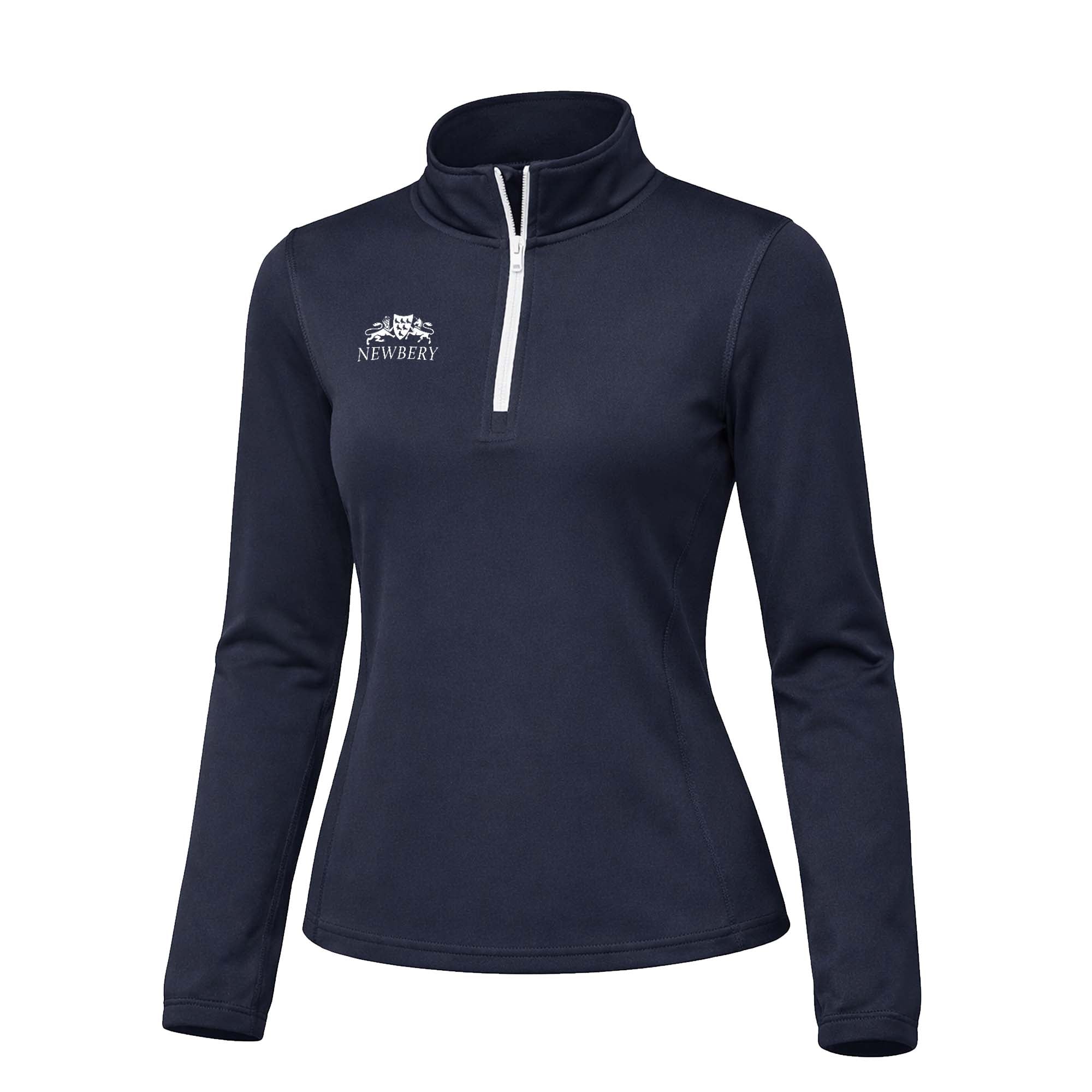 Newbery Woman - Recycled 1/4 Zip Midlayer - Newbery Cricket