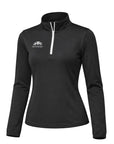 Newbery Woman - Recycled 1/4 Zip Midlayer - Newbery Cricket
