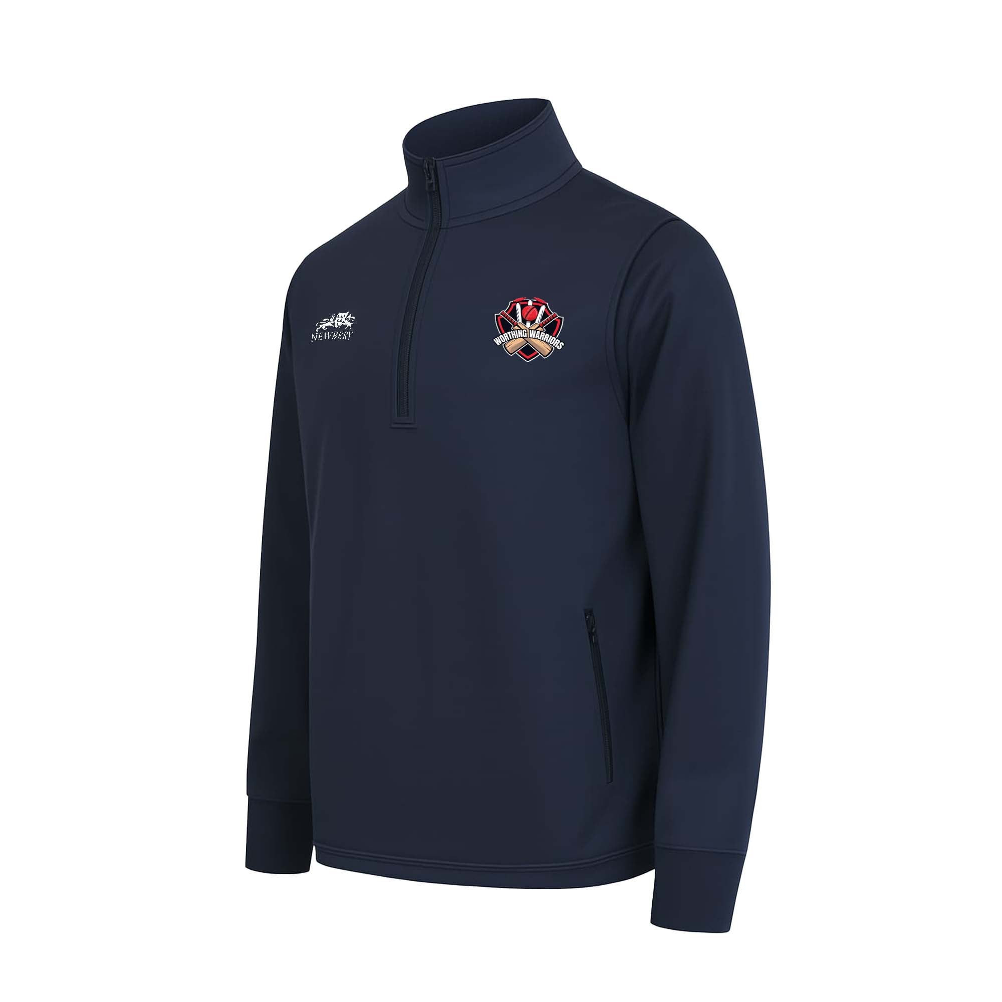 Worthing Warriors - Unisex 1/4 Zip Midlayer - Newbery Cricket