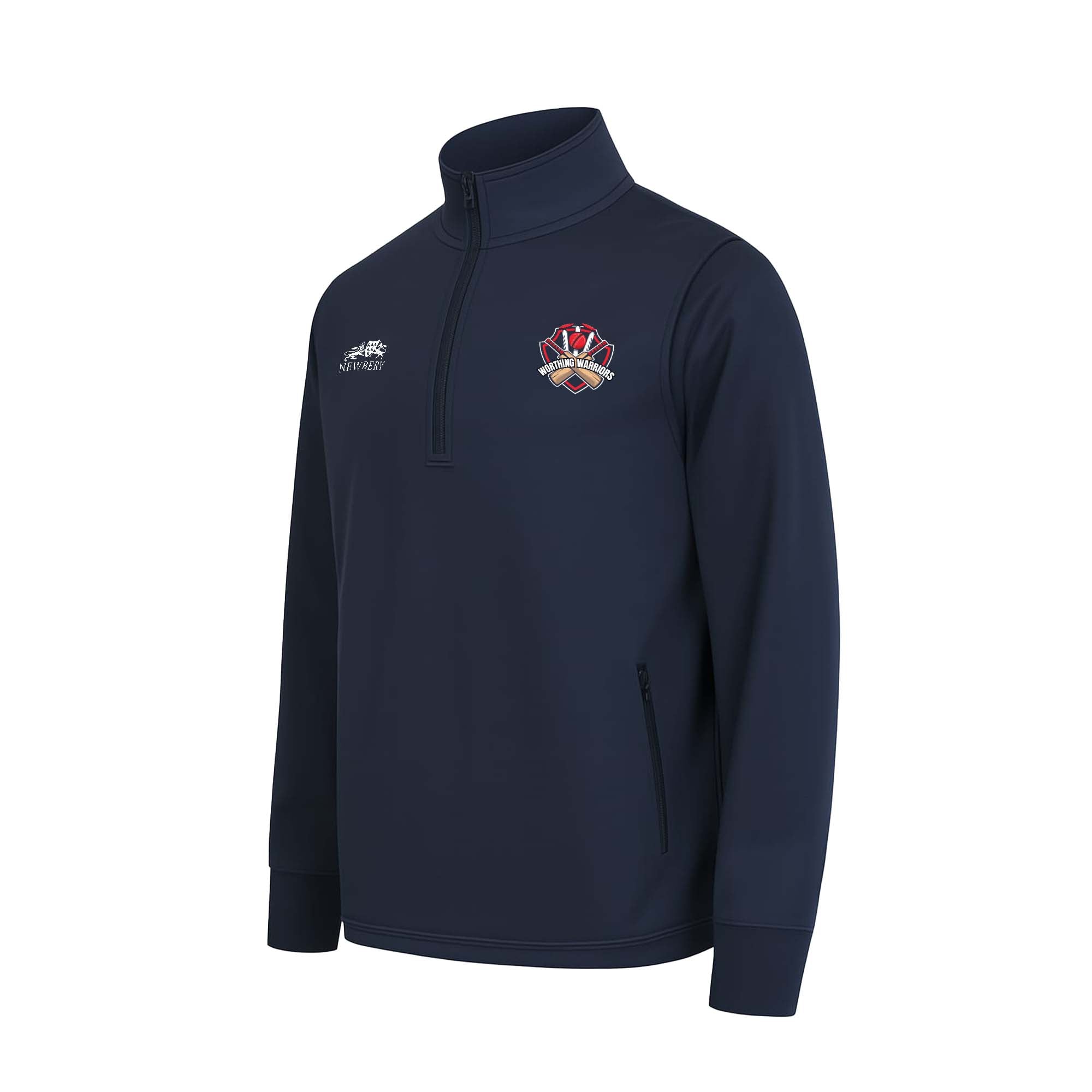 Worthing Warriors - Unisex 1/4 Zip Midlayer - Newbery Cricket