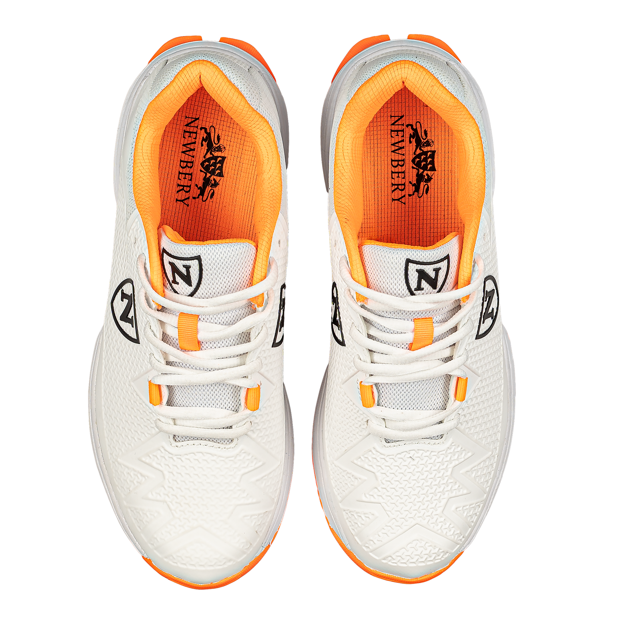 Elite All Rounder Shoe Spikes Orange Newbery Cricket
